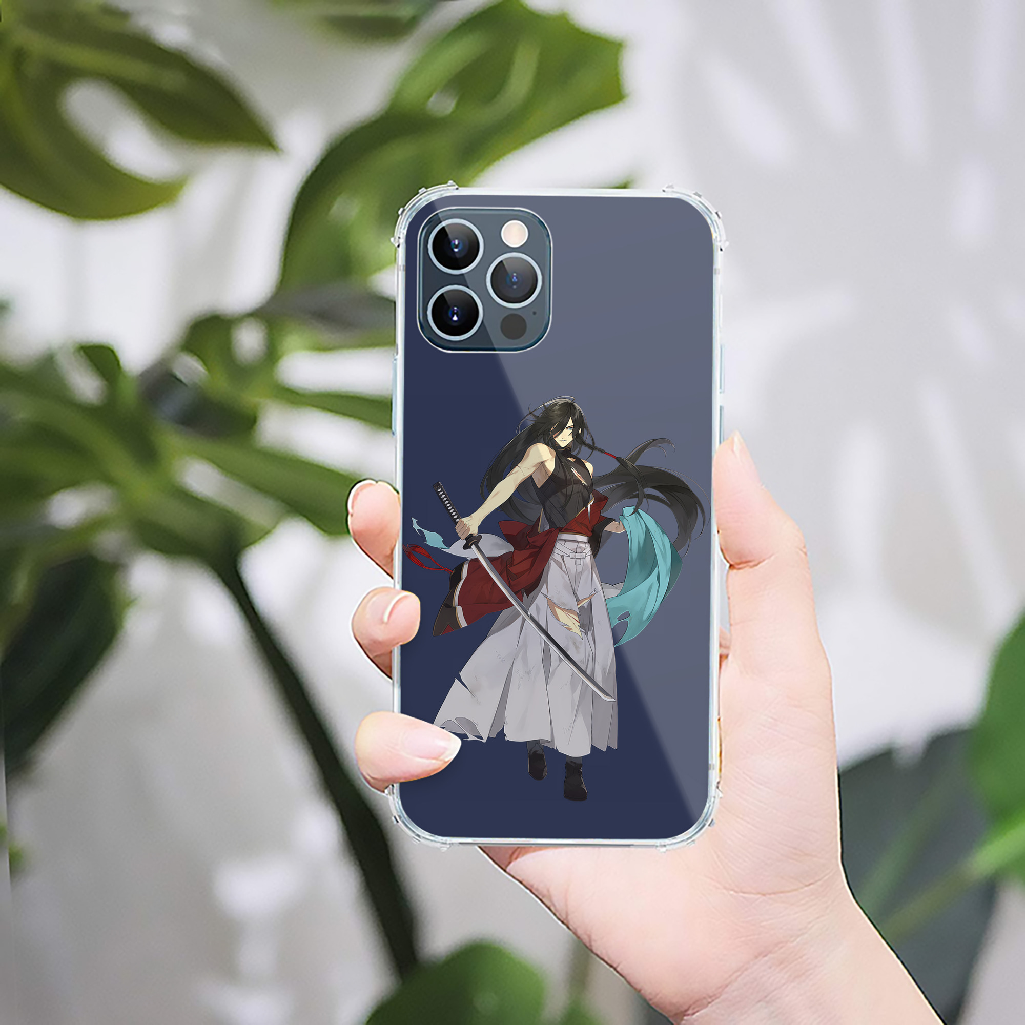 （画像用） 刀剣乱舞 Touken Ranbu 【iPhone 12シリーズ対応】透明スマホケース（クリアソフトケース）